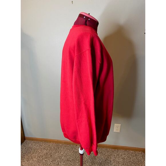 ugly Christmas sweatshirt embroidered red gold - Picture 7 of 7